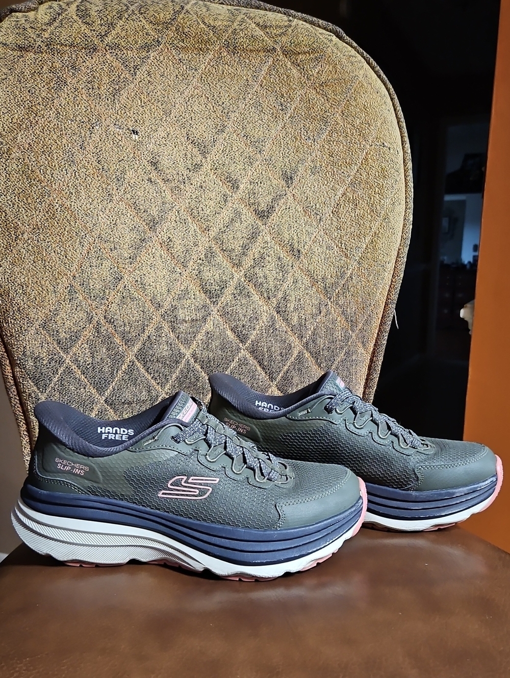 Skechers Slip-Ins Zirrus Hands Free Slip On Sneakers Walking Running Shoes Green